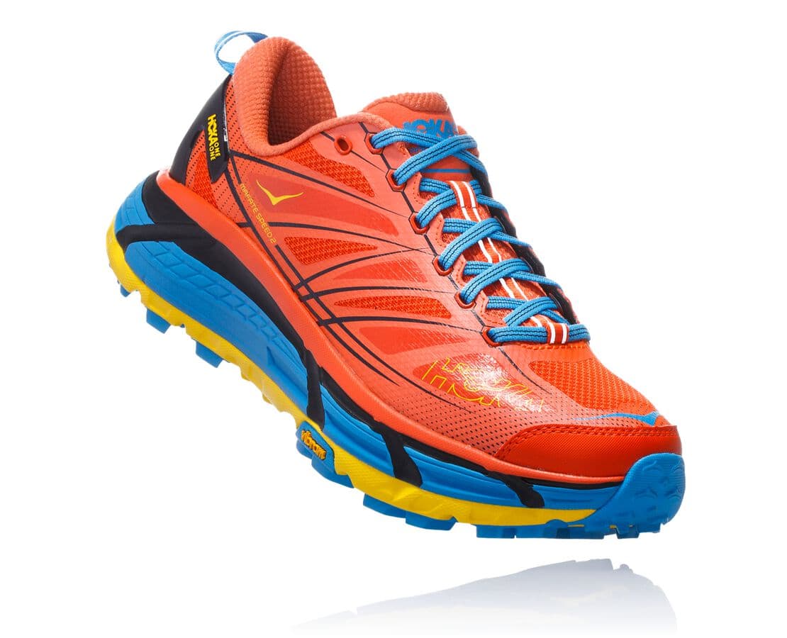 Pantofi Alergare Trail Hoka One One Mafate Speed 2 Barbati - Portocalii | Romania PWYL73164